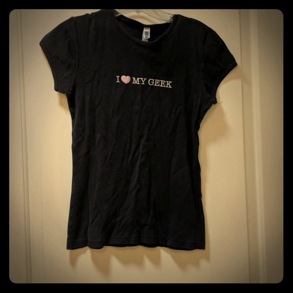 "I love my geek" shirt